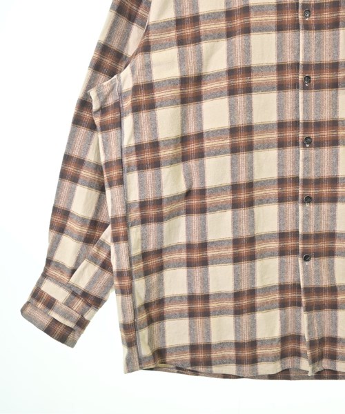 Vinti Andrews（ヴィンティアンドリュース）カジュアルシャツ 茶 サイズ:M メンズ/2200660246024