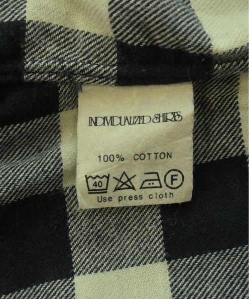 INDIVIDUALIZED SHIRTS（インディビジュアライズドシャツ）カジュアルシャツ 黒 サイズ:32(XS位) メンズ/2200518396024
