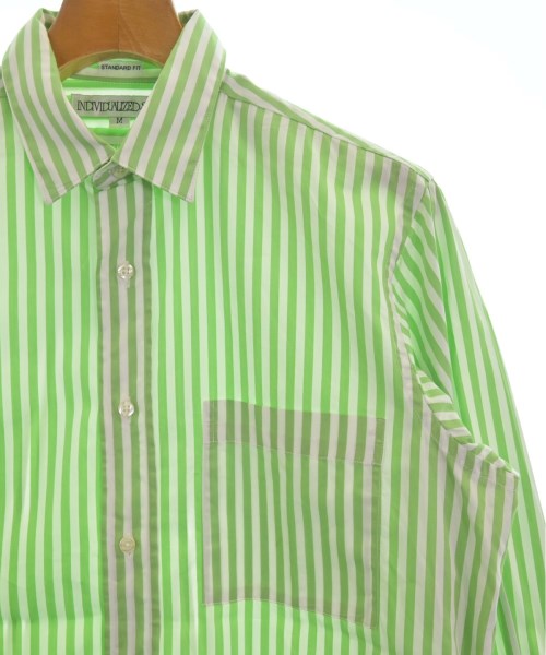 INDIVIDUALIZED SHIRTS（インディビジュアライズドシャツ）カジュアルシャツ 緑 サイズ:M メンズ/2200467206061