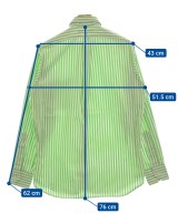 INDIVIDUALIZED SHIRTS（インディビジュアライズドシャツ）カジュアルシャツ 緑 サイズ:M メンズ/2200467206061