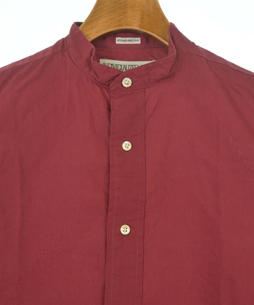 INDIVIDUALIZED SHIRTS（インディビジュアライズドシャツ）カジュアルシャツ 赤 サイズ:S メンズ/2200637491051