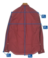 INDIVIDUALIZED SHIRTS（インディビジュアライズドシャツ）カジュアルシャツ 赤 サイズ:S メンズ/2200637491051