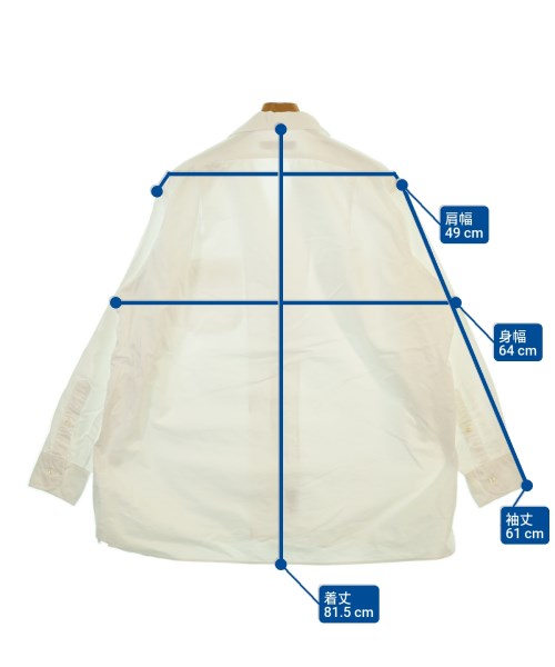 INDIVIDUALIZED SHIRTS（インディビジュアライズドシャツ）カジュアルシャツ 白 サイズ:L メンズ/2200641461019