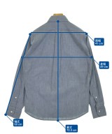 INDIVIDUALIZED SHIRTS（インディビジュアライズドシャツ）カジュアルシャツ 紺 サイズ:15(L位) メンズ/2200532037125