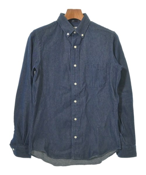 INDIVIDUALIZED SHIRTS(インディビジュアライズドシャツ)カジュアルシャツ 紺 サイズ:14 1/2(XS位)/2200550908193