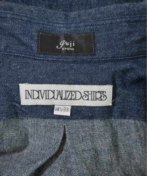 INDIVIDUALIZED SHIRTS（インディビジュアライズドシャツ）カジュアルシャツ 紺 サイズ:14 1/2(XS位) メンズ/2200550908193