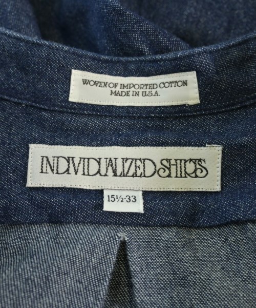 INDIVIDUALIZED SHIRTS（インディビジュアライズドシャツ）カジュアルシャツ 紺 サイズ:15 1/2(M位) メンズ/2200626586027