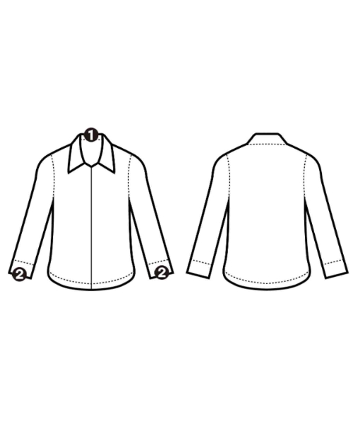 INDIVIDUALIZED SHIRTS（インディビジュアライズドシャツ）カジュアルシャツ ピンク サイズ:-(S位) レディース/2200630322031