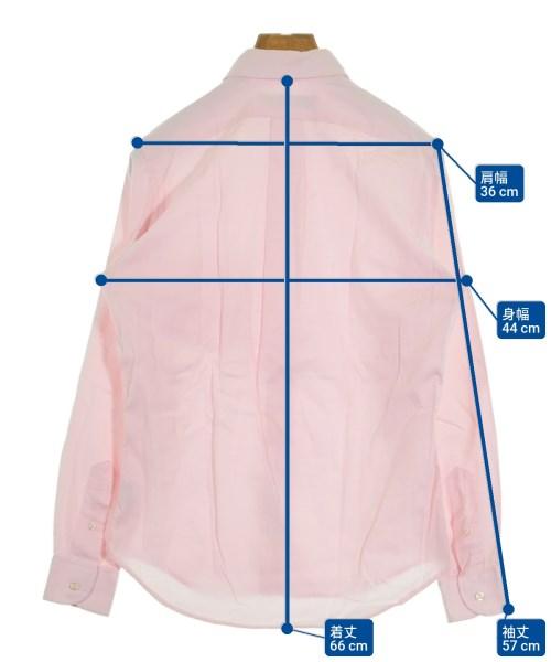 INDIVIDUALIZED SHIRTS（インディビジュアライズドシャツ）カジュアルシャツ ピンク サイズ:-(S位) レディース/2200630322031