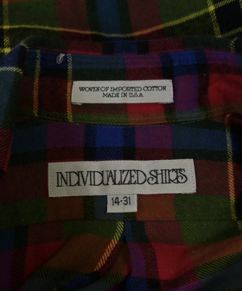 INDIVIDUALIZED SHIRTS（インディビジュアライズドシャツ）カジュアルシャツ 赤 サイズ:14(M位) メンズ/2200632425044