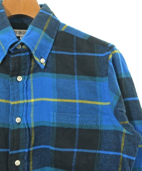 INDIVIDUALIZED SHIRTS（インディビジュアライズドシャツ）カジュアルシャツ 青 サイズ:15(L位) メンズ/2200632425051