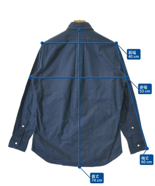 INDIVIDUALIZED SHIRTS（インディビジュアライズドシャツ）カジュアルシャツ 紺 サイズ:-(M位) メンズ/2200616461129