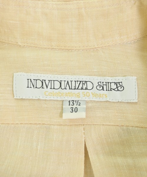 INDIVIDUALIZED SHIRTS（インディビジュアライズドシャツ）カジュアルシャツ ベージュ サイズ:13 1/2(S位) レディース/2200616624197