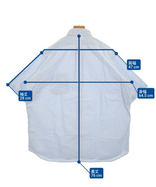 INDIVIDUALIZED SHIRTS（インディビジュアライズドシャツ）カジュアルシャツ 青 サイズ:M メンズ/2200616670026