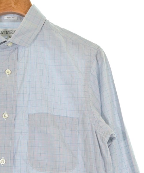 INDIVIDUALIZED SHIRTS（インディビジュアライズドシャツ）カジュアルシャツ 青 サイズ:14 1/2(M位) メンズ/2200614193046