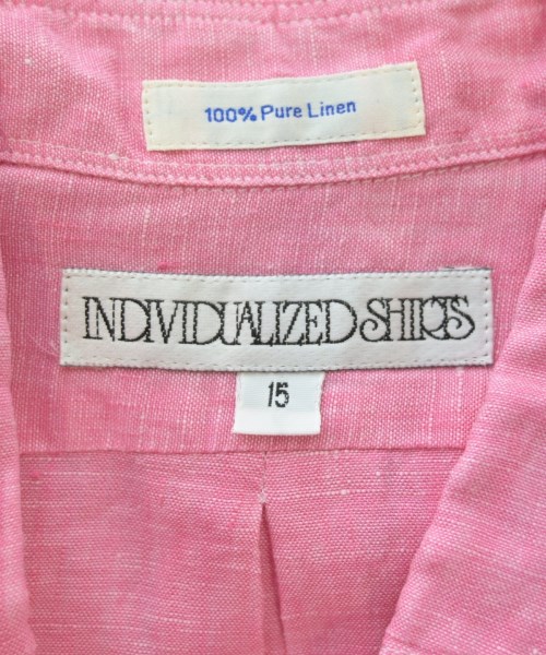 INDIVIDUALIZED SHIRTS（インディビジュアライズドシャツ）カジュアルシャツ ピンク サイズ:15(L位) レディース/2200610074011