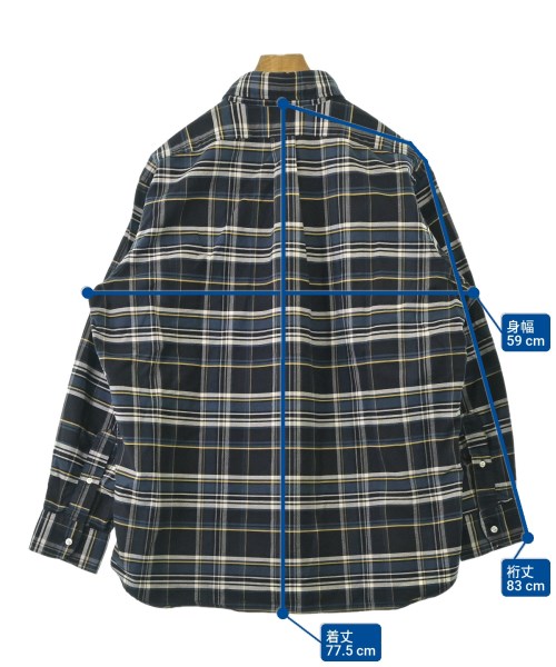 INDIVIDUALIZED SHIRTS（インディビジュアライズドシャツ）カジュアルシャツ 紺 サイズ:-(M位) メンズ/2200676907018