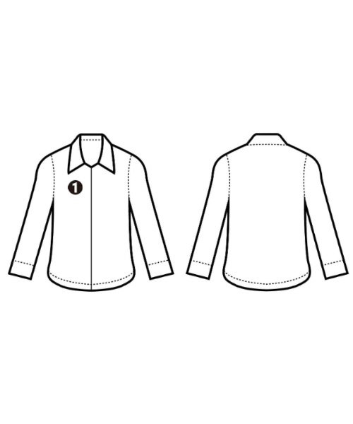 INDIVIDUALIZED SHIRTS（インディビジュアライズドシャツ）カジュアルシャツ 青 サイズ:16(L位) レディース/2200696670107