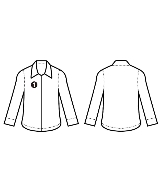 INDIVIDUALIZED SHIRTS（インディビジュアライズドシャツ）カジュアルシャツ 青 サイズ:16(L位) レディース/2200696670107