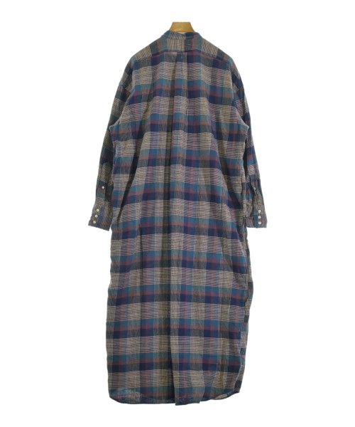 INDIVIDUALIZED SHIRTS（インディビジュアライズドシャツ）シャツワンピース 緑 サイズ:-(M位) レディース/2200681841178