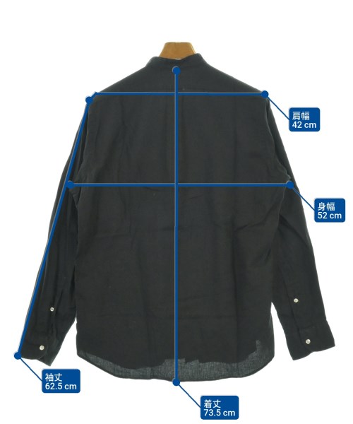 INDIVIDUALIZED SHIRTS（インディビジュアライズドシャツ）カジュアルシャツ 黒 サイズ:15 1/2(M位) メンズ/2200700076017