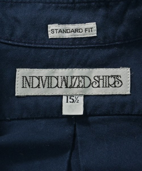 INDIVIDUALIZED SHIRTS（インディビジュアライズドシャツ）カジュアルシャツ 紺 サイズ:15 1/2(L位) メンズ/2200648740056