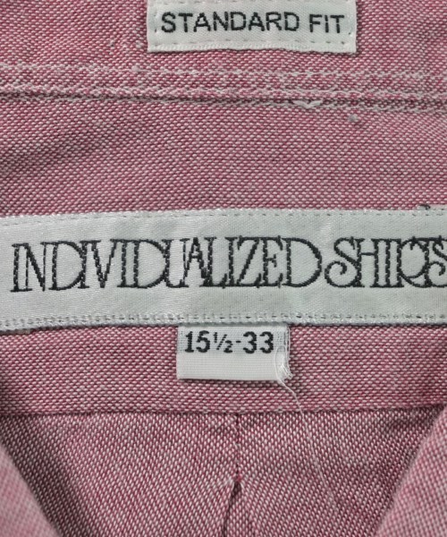 INDIVIDUALIZED SHIRTS（インディビジュアライズドシャツ）カジュアルシャツ 赤 サイズ:15 1/2(L位) メンズ/2200648740070