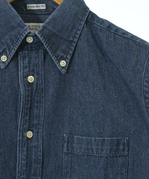 INDIVIDUALIZED SHIRTS（インディビジュアライズドシャツ）カジュアルシャツ 青 サイズ:15 1/2(L位) メンズ/2200648740087