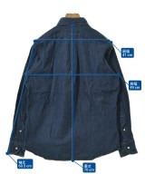INDIVIDUALIZED SHIRTS（インディビジュアライズドシャツ）カジュアルシャツ 青 サイズ:15 1/2(L位) メンズ/2200648740087