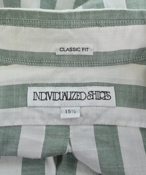 INDIVIDUALIZED SHIRTS（インディビジュアライズドシャツ）カジュアルシャツ 緑 サイズ:15 1/2(M位) メンズ/2200659243041