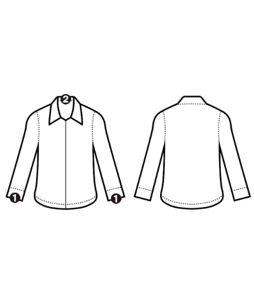 INDIVIDUALIZED SHIRTS（インディビジュアライズドシャツ）カジュアルシャツ 紺 サイズ:16(L位) メンズ/2200710655066