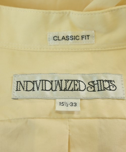 INDIVIDUALIZED SHIRTS（インディビジュアライズドシャツ）カジュアルシャツ 黄 サイズ:15 1/2(L位) メンズ/2200713938029