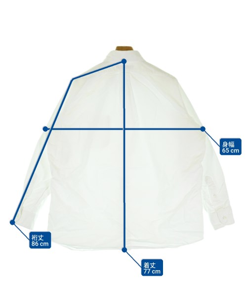 INDIVIDUALIZED SHIRTS（インディビジュアライズドシャツ）カジュアルシャツ 白 サイズ:-(XL位) メンズ/2200714837048