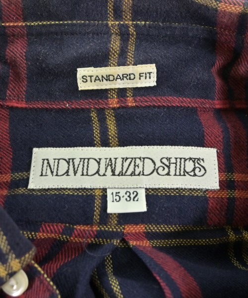 INDIVIDUALIZED SHIRTS（インディビジュアライズドシャツ）カジュアルシャツ 紺 サイズ:15(L位) メンズ/2200634525025
