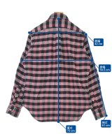 INDIVIDUALIZED SHIRTS（インディビジュアライズドシャツ）カジュアルシャツ 赤 サイズ:15 1/2(L位) メンズ/2200646102443
