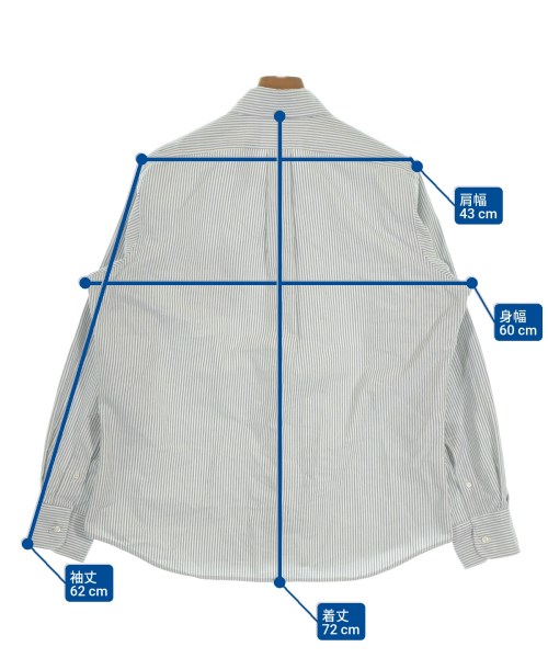 INDIVIDUALIZED SHIRTS（インディビジュアライズドシャツ）カジュアルシャツ グレー サイズ:16(L位) メンズ/2200647327074