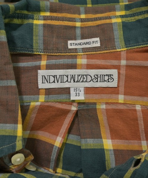 INDIVIDUALIZED SHIRTS（インディビジュアライズドシャツ）カジュアルシャツ オレンジ サイズ:15 1/2(L位) メンズ/2200653903057