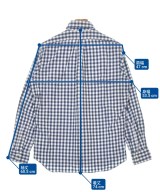 INDIVIDUALIZED SHIRTS（インディビジュアライズドシャツ）カジュアルシャツ 紺 サイズ:-(L位) メンズ/2200701906092