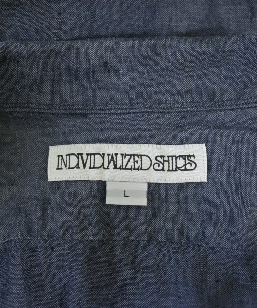 INDIVIDUALIZED SHIRTS（インディビジュアライズドシャツ）カジュアルシャツ 紺 サイズ:L メンズ/2200707172019