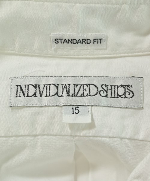 INDIVIDUALIZED SHIRTS（インディビジュアライズドシャツ）カジュアルシャツ 白 サイズ:15(L位) メンズ/2200708788066