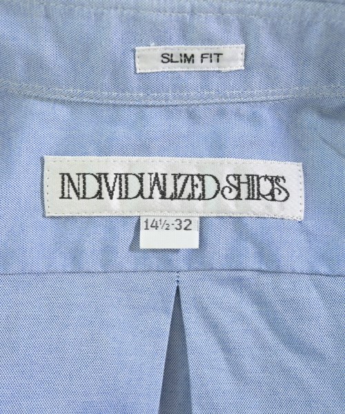 INDIVIDUALIZED SHIRTS（インディビジュアライズドシャツ）カジュアルシャツ 青 サイズ:14 1/2(M位) メンズ/2200709798071