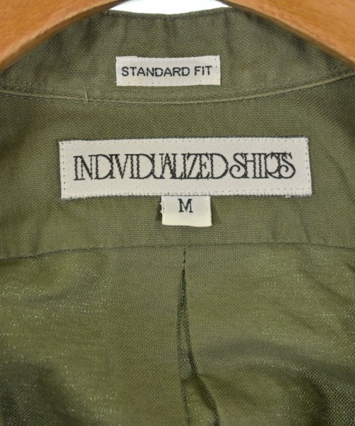 INDIVIDUALIZED SHIRTS（インディビジュアライズドシャツ）カジュアルシャツ カーキ サイズ:M メンズ/2200724559022
