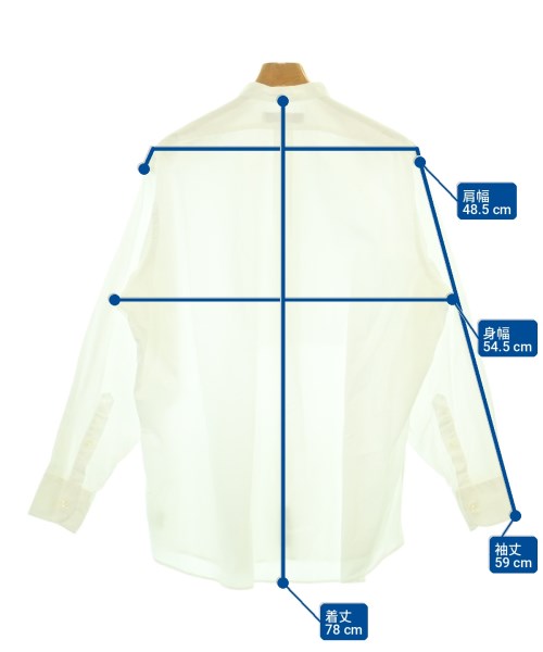 INDIVIDUALIZED SHIRTS（インディビジュアライズドシャツ）カジュアルシャツ 白 サイズ:15 1/2(M位) メンズ/2200731417025