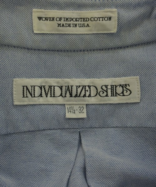 INDIVIDUALIZED SHIRTS（インディビジュアライズドシャツ）カジュアルシャツ 青 サイズ:14(M位) メンズ/2200717399154