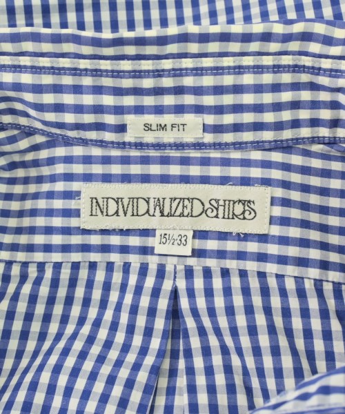 INDIVIDUALIZED SHIRTS（インディビジュアライズドシャツ）カジュアルシャツ 青 サイズ:15 1/2(L位) メンズ/2200721624068