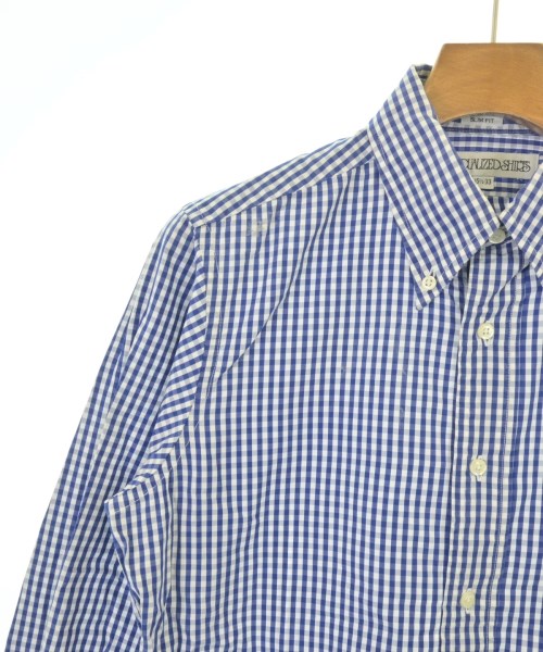 INDIVIDUALIZED SHIRTS（インディビジュアライズドシャツ）カジュアルシャツ 青 サイズ:15 1/2(L位) メンズ/2200721624068