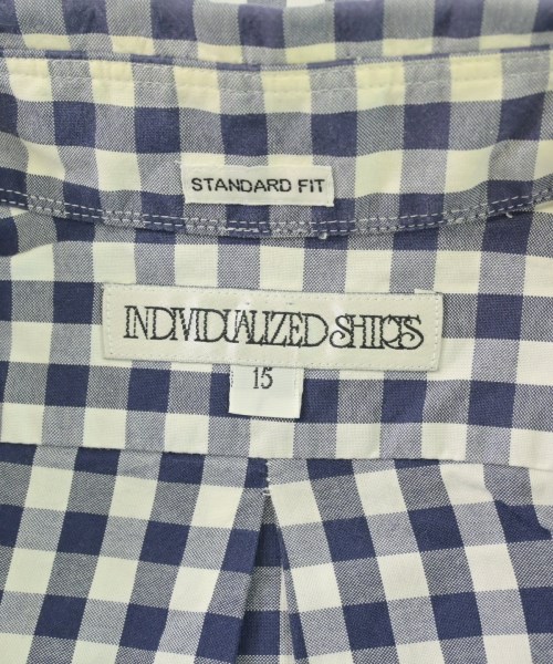 INDIVIDUALIZED SHIRTS（インディビジュアライズドシャツ）カジュアルシャツ 青 サイズ:15(L位) メンズ/2200717763344