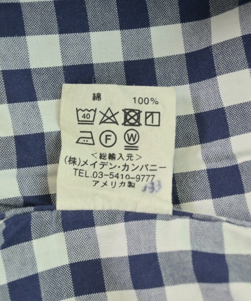 INDIVIDUALIZED SHIRTS（インディビジュアライズドシャツ）カジュアルシャツ 青 サイズ:15(L位) メンズ/2200717763344