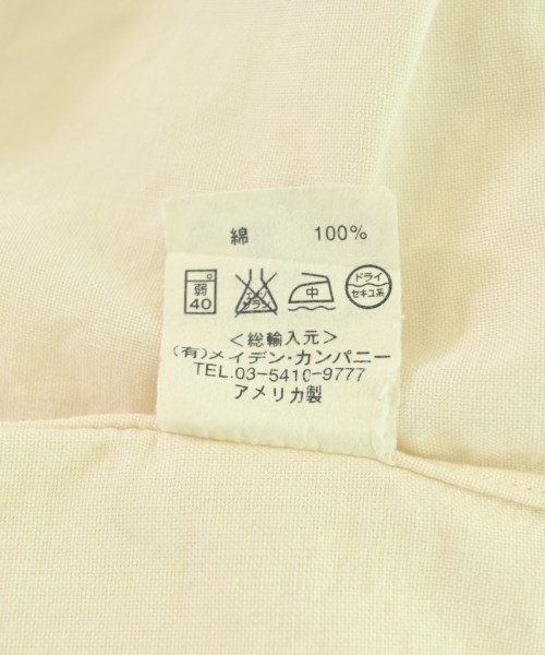 INDIVIDUALIZED SHIRTS（インディビジュアライズドシャツ）カジュアルシャツ ベージュ サイズ:14 1/2(XS位) メンズ/2200719169076