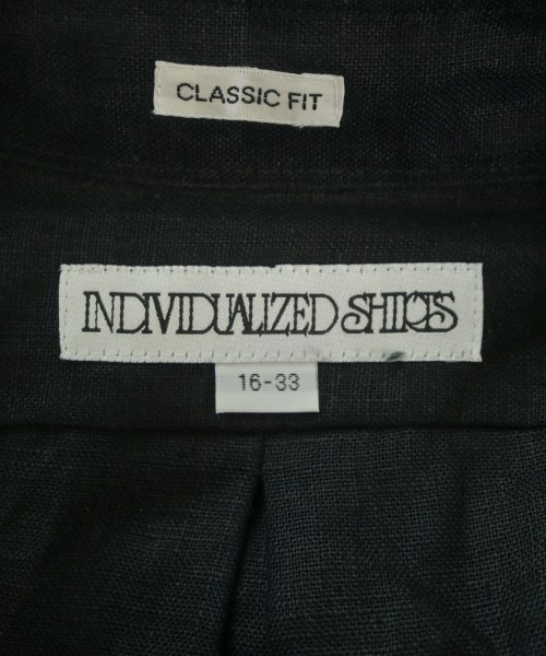 INDIVIDUALIZED SHIRTS（インディビジュアライズドシャツ）カジュアルシャツ 黒 サイズ:16(L位) メンズ/2200726056048
